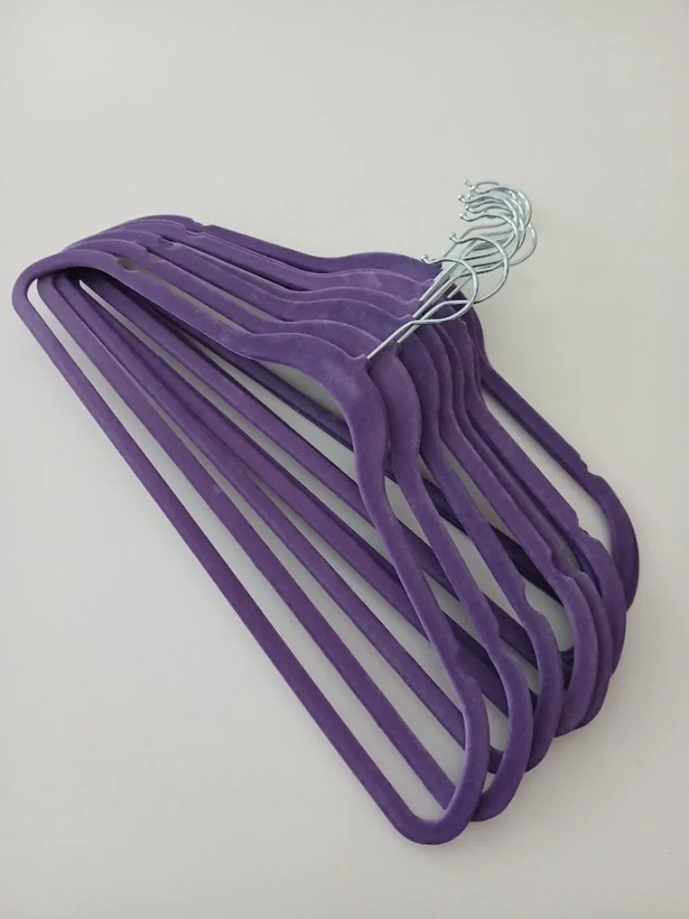 Velvet Hangers set of (10) - Purple